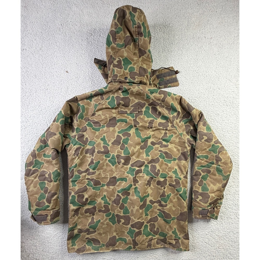 VTG Woolrich Frogskin Camo Hunting Jacket Thinsulate Hooded Made In USA Mens L - Picture 14 of 16
